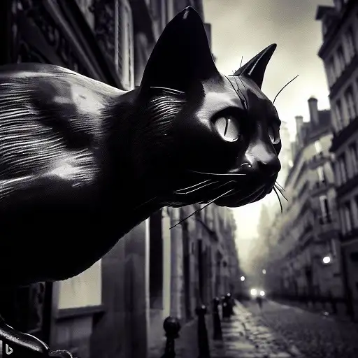 Le Chat Noir a Parigi.