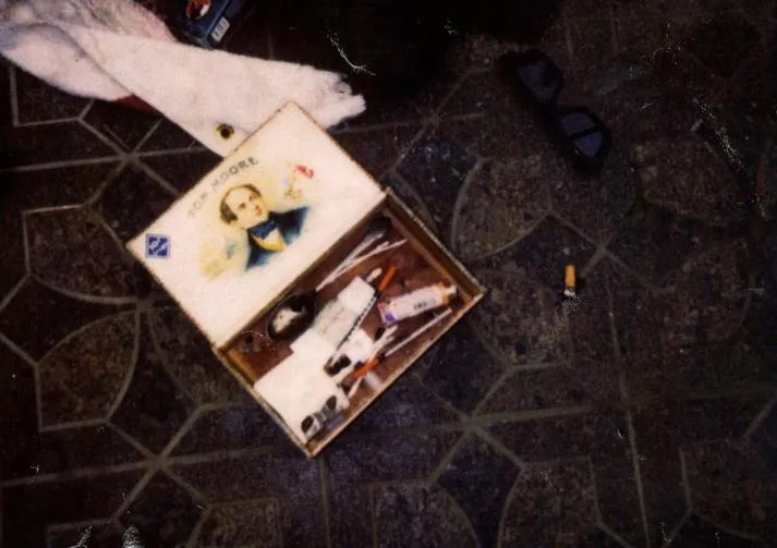 Un oggetto trovato nel luogo della morte di Kurt Cobain.