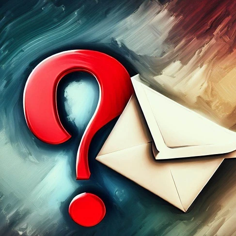 Una mail e un punto di domanda che mostrano che cos'è l'Email Marketing.