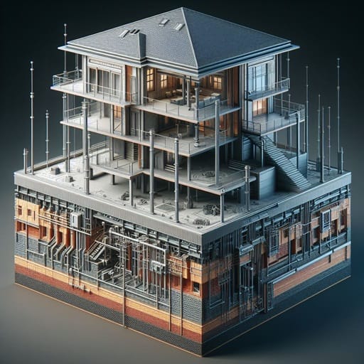 Un edificio strutturato rappresenta un framework per creare un'intelligenza artificiale.
